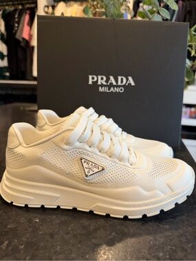 Prada women’s white prax 2.0 Sneakers